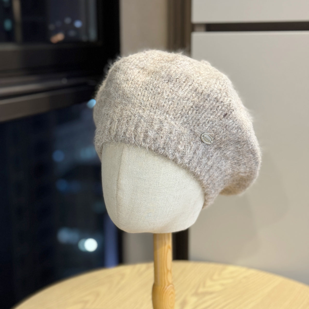 Mohair Knit Beret Hat - DippedShop Wholesale - #7859