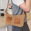 Boho Straw Shoulder Bag - DippedShop Wholesale - #2643