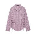 Plaid Long Sleeve Shirt - DippedShop Wholesale - #2243