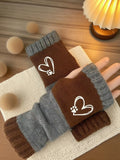 Cat Print Fingerless Gloves - DippedShop Wholesale - #6243