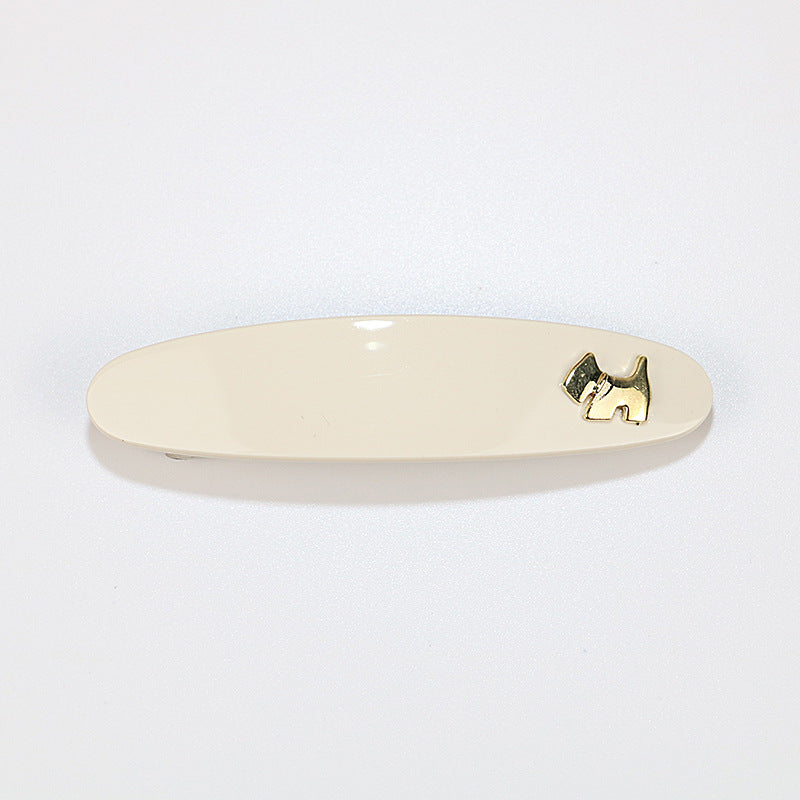 Trendy Solid Color Barrette Hair Clip MK2PPM6W6HCP344