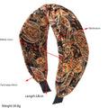 Knotted Wide Headband - DippedShop Wholesale - #6163
