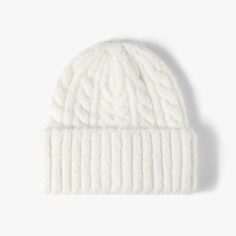 Cable Knit Beanie Hat - DippedShop Wholesale - #2883