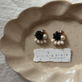Baroque Pearl Stud Earrings - DippedShop Wholesale - #6003