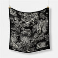 Abstract Silk Square Scarf - DippedShop Wholesale - #0339