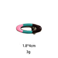 Sweet Color Block No Crease Hair Clip 6W6HCP1640