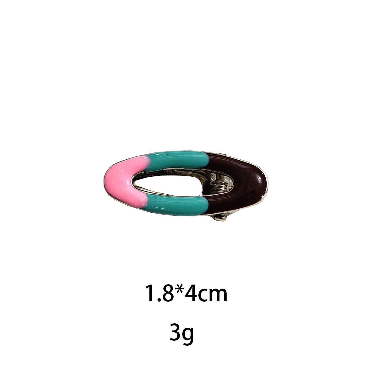Sweet Color Block No Crease Hair Clip 6W6HCP1640