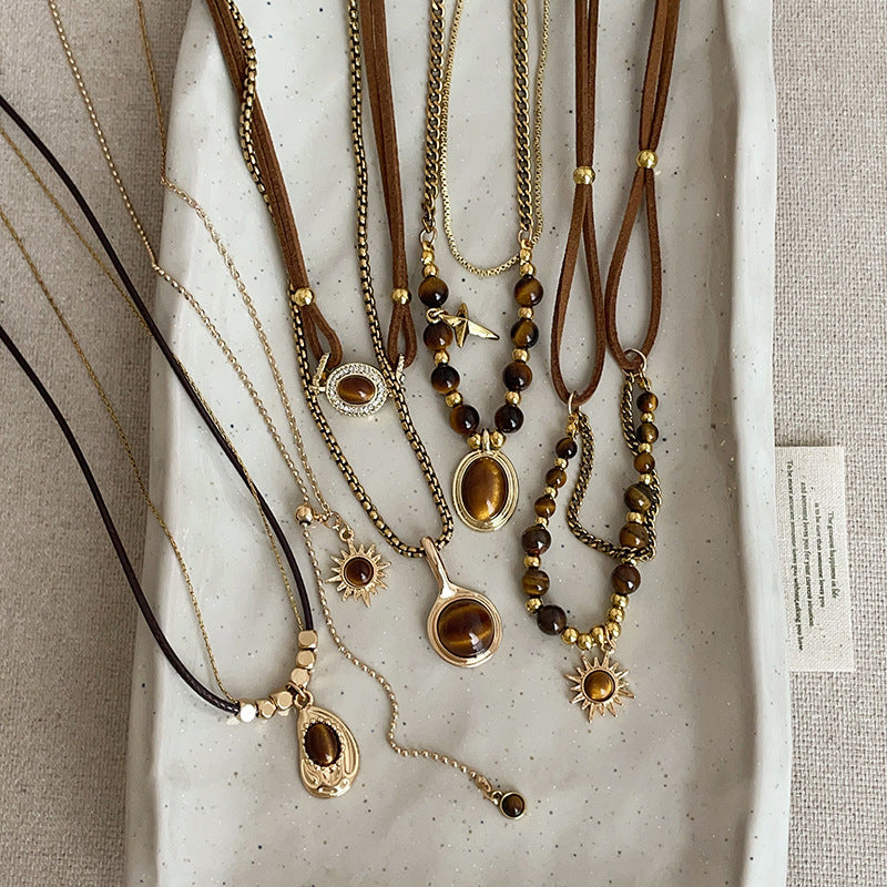 Vintage Sunflower Pendant Necklace - DippedShop Wholesale - #8467