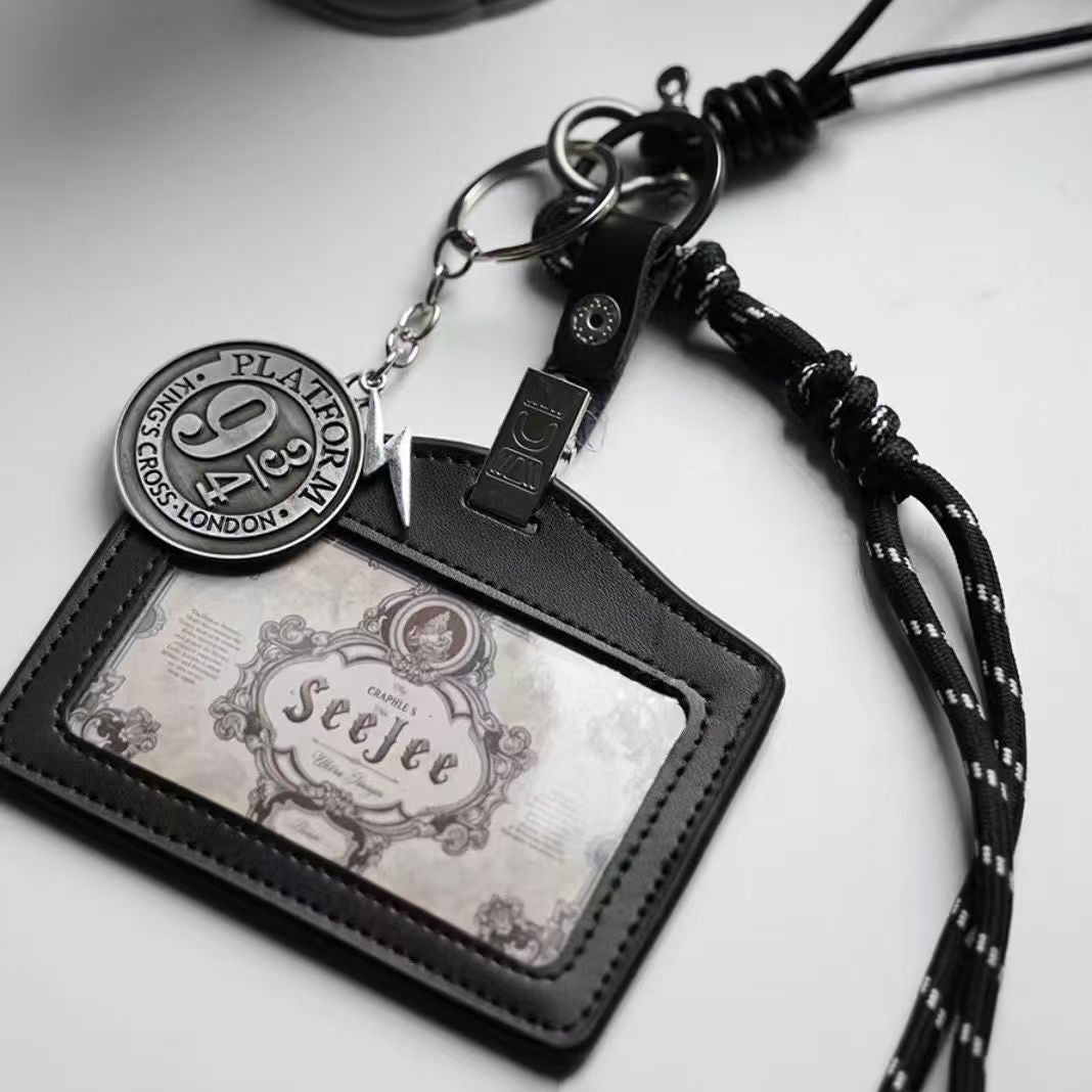 Magic Platform Card Picture Holder Keychain DP25E938