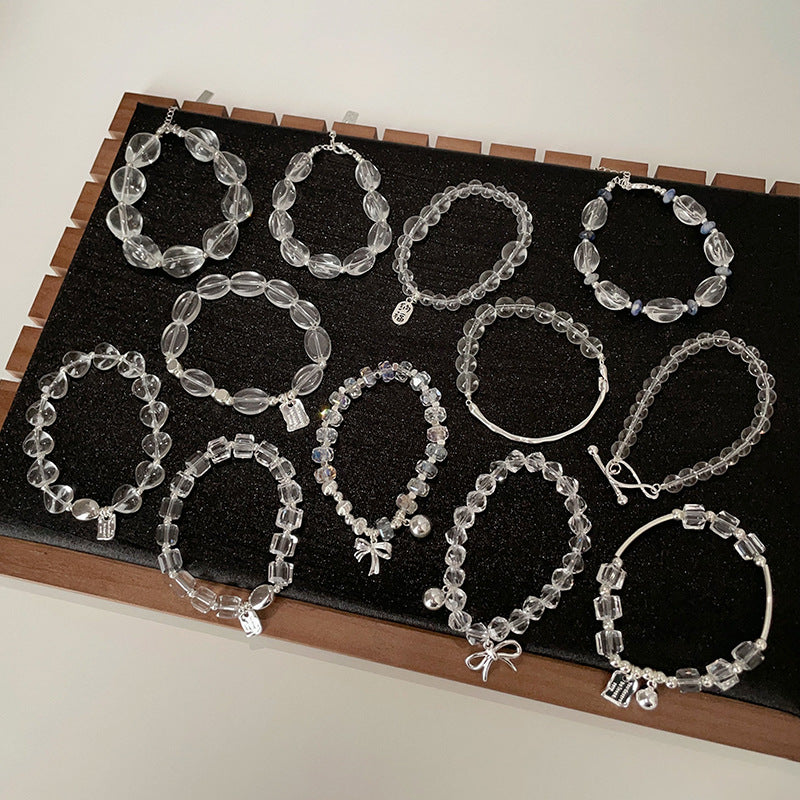 Crystal Beaded Chain Bracelet - DippedShop Wholesale - #1827