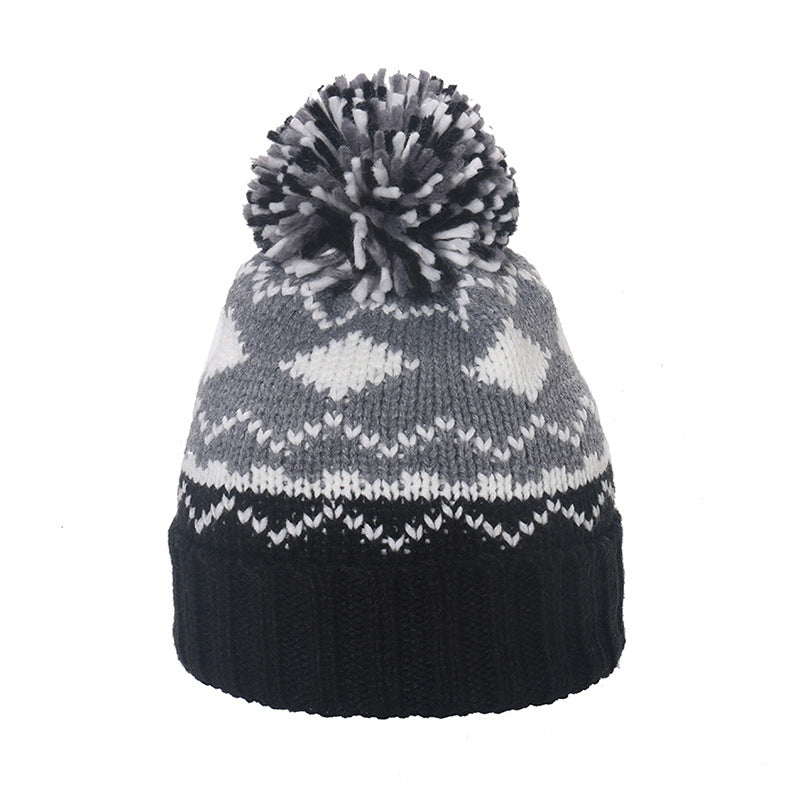 Thick Jacquard Beanie Hat - DippedShop Wholesale - #1907