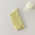 Minimalist Solid Color Scrunch Crew Socks 6W8FSO668