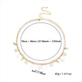 Beach Shell Starfish Layered Link Waist Chain 8ZA6JBC100T