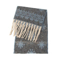 Vintage Jacquard Cashmere-Feel Tassel Shawl Scarf 6W6NSC121