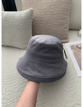 Minimalist Solid Color Foldable Bucket Hat 8BK6HAT180L