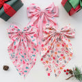 Christmas Snowflake Hair Scrunchie - DippedShop Wholesale - #0755