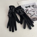Trendy Studded Bow Knot Warm - DippedShop Wholesale - #5731