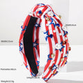 Trendy American Flag Pattern Diamonds Hair Band 8AS6HBD57T