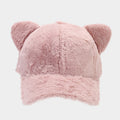 Cute Plush Cat Ears Warm Baseball Cap 6W6HAT536