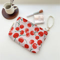 Sweet Cherry Print Portable Cosmetic Bag 6C5CO281