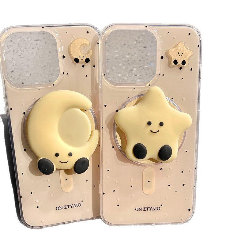 Star Moon Stand Phone Case - DippedShop Wholesale - #1235