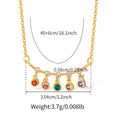 Cubic Zirconia Choker Necklace - DippedShop Wholesale - #6323