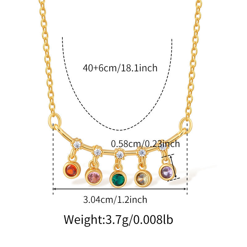 Cubic Zirconia Choker Necklace - DippedShop Wholesale - #6323