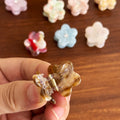 Cute Rhinestone Mini Flower Acetate Hair Claw 6W6HCP1247
