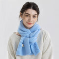 Versatile Knit Imitation Cashmere Scarf 6W6NSW251