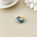 Stylish Gold Plated Rose Motif - DippedShop Wholesale - #0579