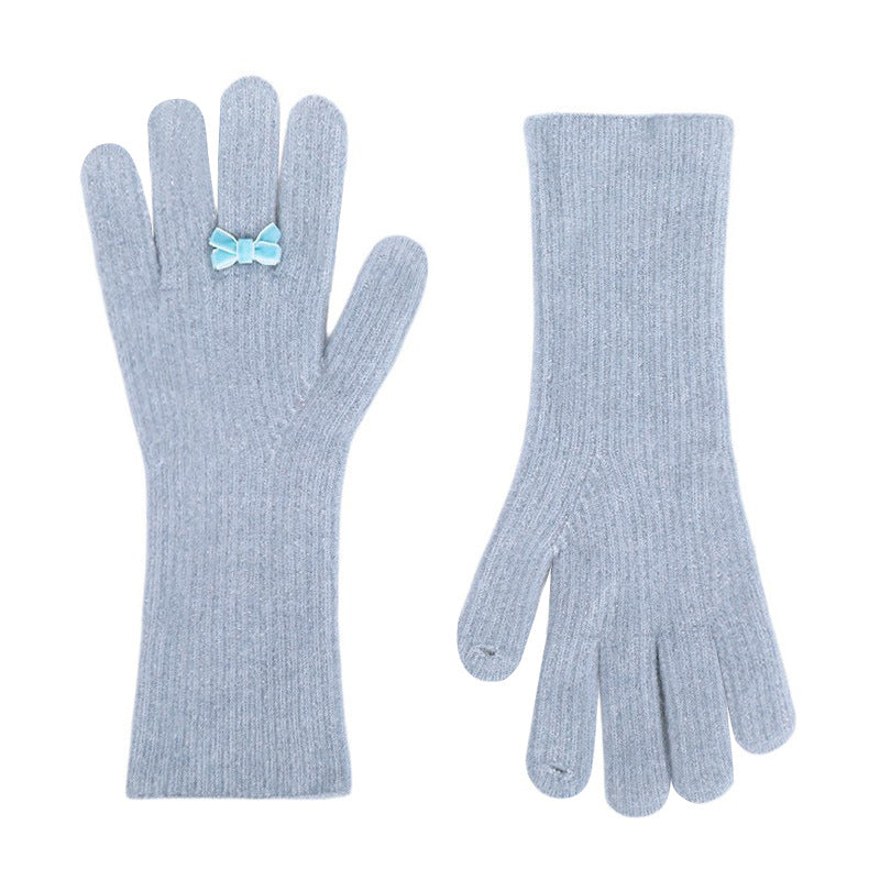 Wool Blend Knit Gloves - DippedShop Wholesale - #8035