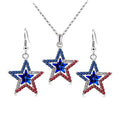 Fashion Star Pendant Zirconia Hollow Chain Necklace 8ZA6JNC292L