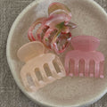 Sweet Jelly Translucent Mini Hair Claw Clip 6W6HCP1274
