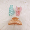 Fashion Iridescent Non Slip Acrylic Hair Claw 8AS6HCP251T