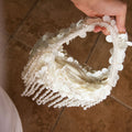 Minimalist Shell Beaded Tassel Evening Handbag 8BW6BBG418