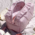 Plaid Color Block Makeup Bag - DippedShop Wholesale - #3523