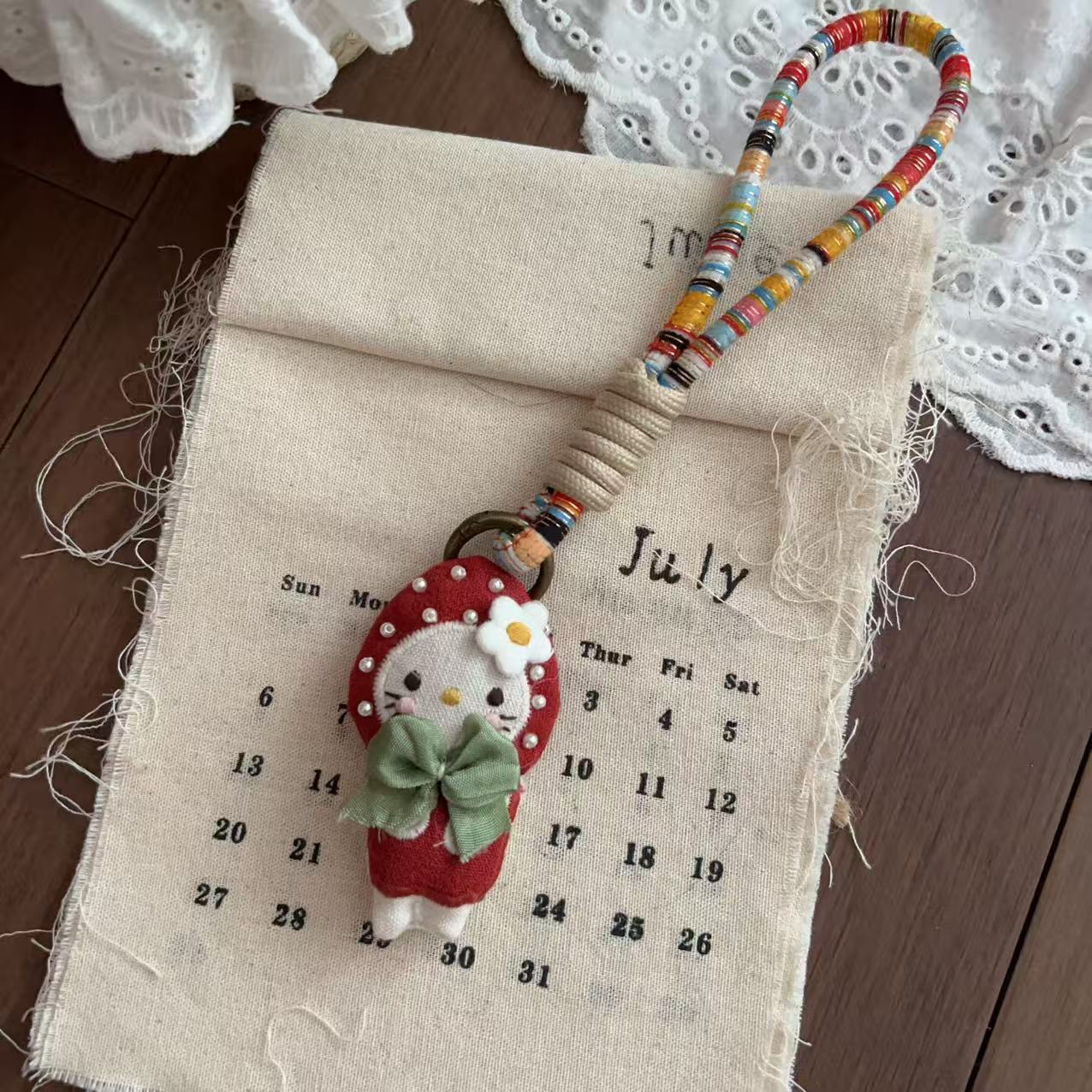Cute Rabbit Doll Keychain Bag Charm 6W10BBC618