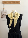 Knit Triangle Scarf - DippedShop Wholesale - #0163