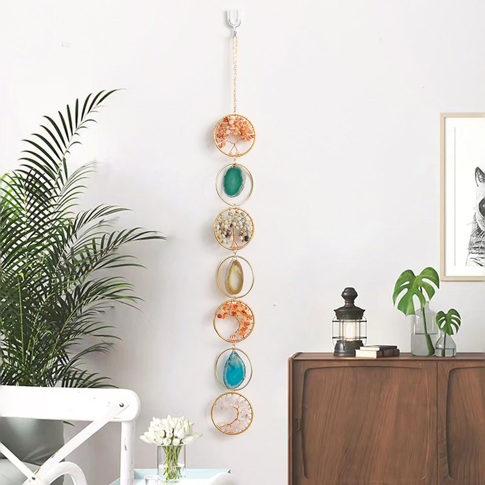 Agate Crystal Tree Suncatcher - DippedShop Wholesale - #0515