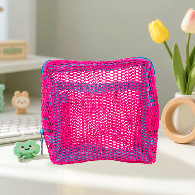 Fashion Color Block Hollow Storage Bag MK2BW6S10BOB115