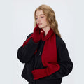 Scarf with Built-in Gloves - DippedShop Wholesale - #0387