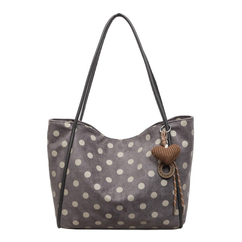 Trendy Polka Dot Large Capacity Tote Bag 6W10BBG1859