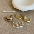 C-Shaped Stud Earrings - DippedShop Wholesale - #6051