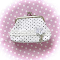 Polka Dot Lace Coin Purse - DippedShop Wholesale - #7203