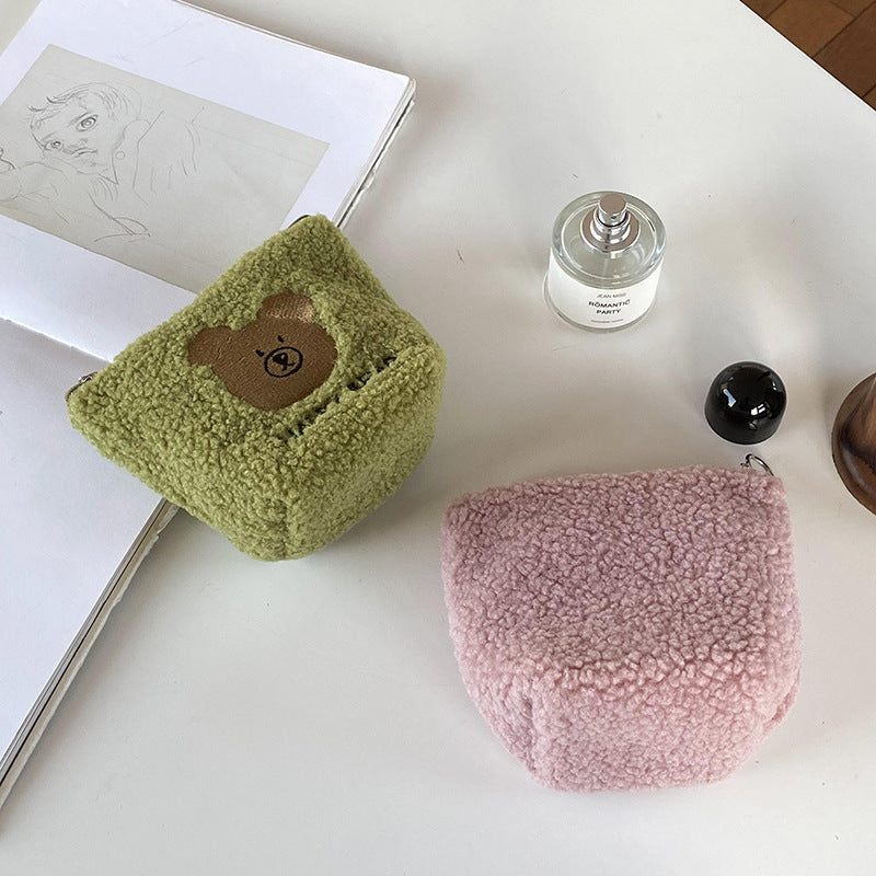 Plush Bear Cosmetic Bag - DippedShop Wholesale - #7251