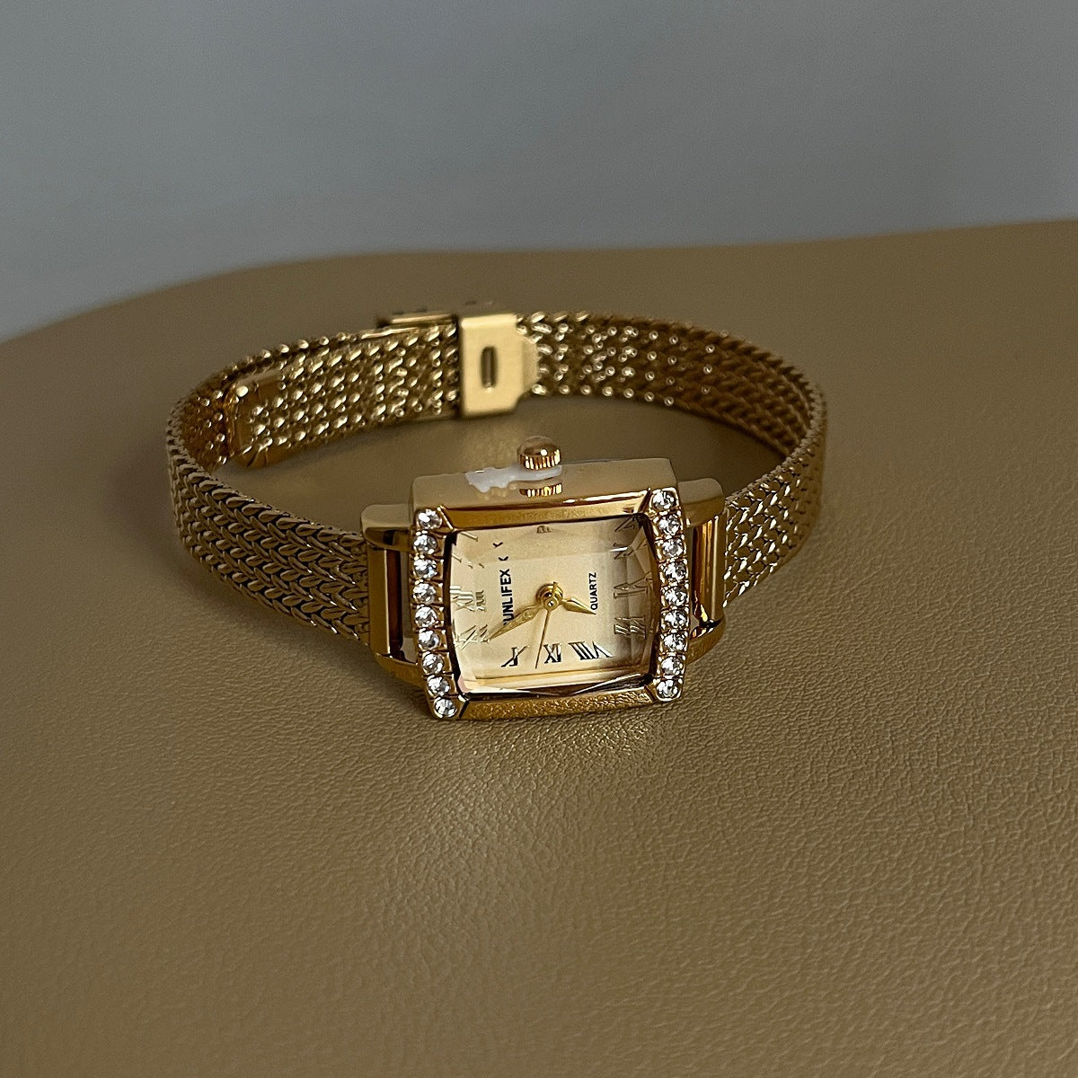 Luxury Rhinestone Chain Watch - DippedShop Wholesale - #2035