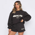 Letter Print Sweatshirt Set - DippedShop Wholesale - #9107