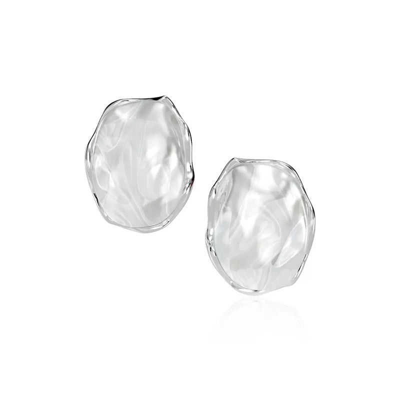 Chunky Irregular Statement Stud Earrings - DippedShop Wholesale - #0835