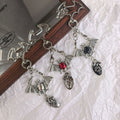Vintage Gothic Vampire Bat Halloween Keychain 6W10BBC837
