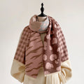 Reversible Houndstooth Shawl Scarf - DippedShop Wholesale - #8371